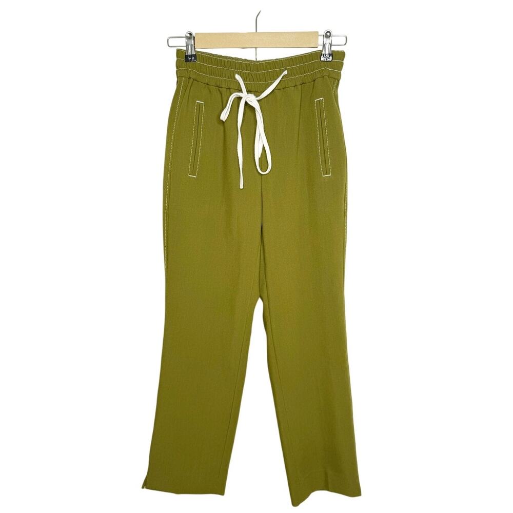 J. Crew Army Green Drawstring Jogger Style Dress Pants XS